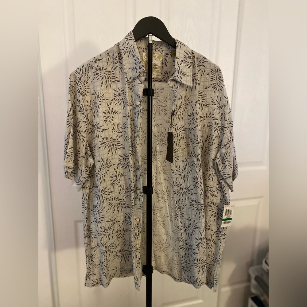 Tasso Elba - Men’s Short Sleeve Button-Down Shirt